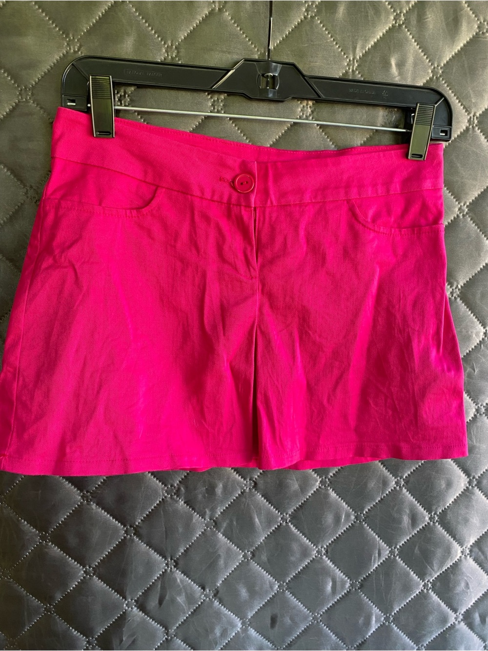 Vintage Dess U.S.A. Fuchsia Pink Mini Skirt - Y2K Barbiecore - Sz S